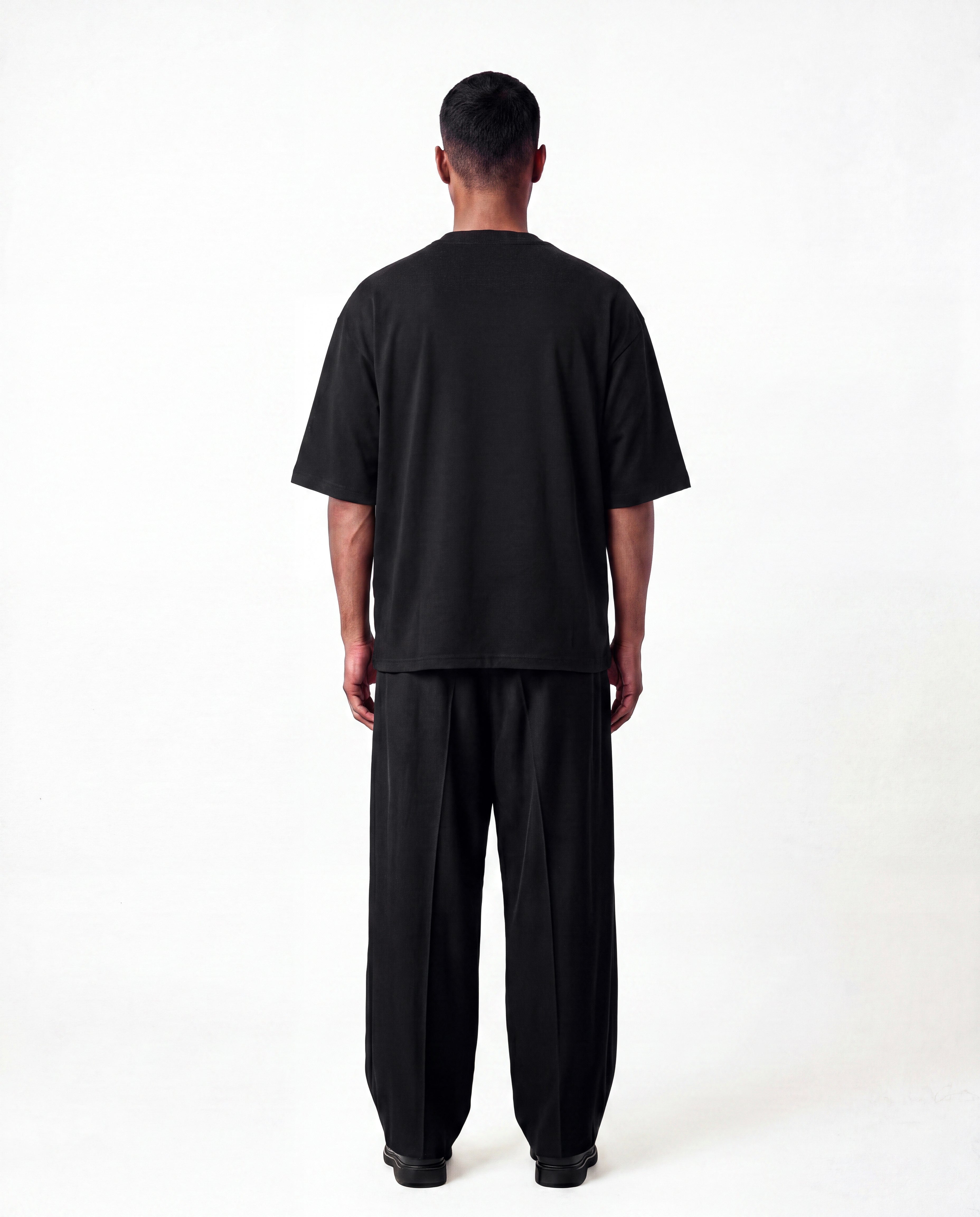 ANDAAZ | Drop Shoulder Tee (Black) - Unisex