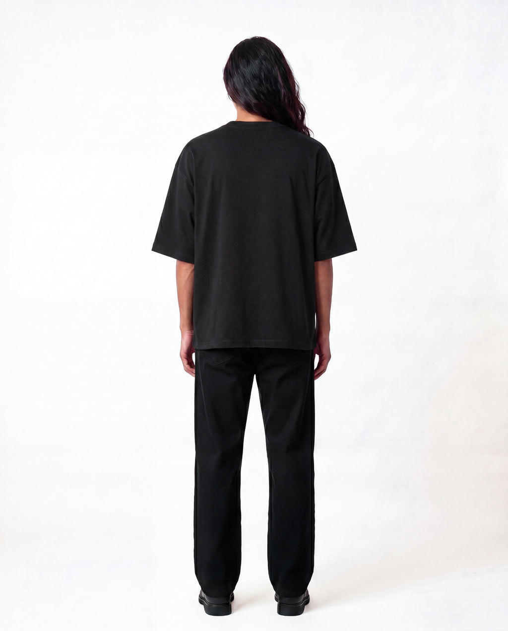 ANDAAZ | Drop Shoulder Tee (Black) - Unisex