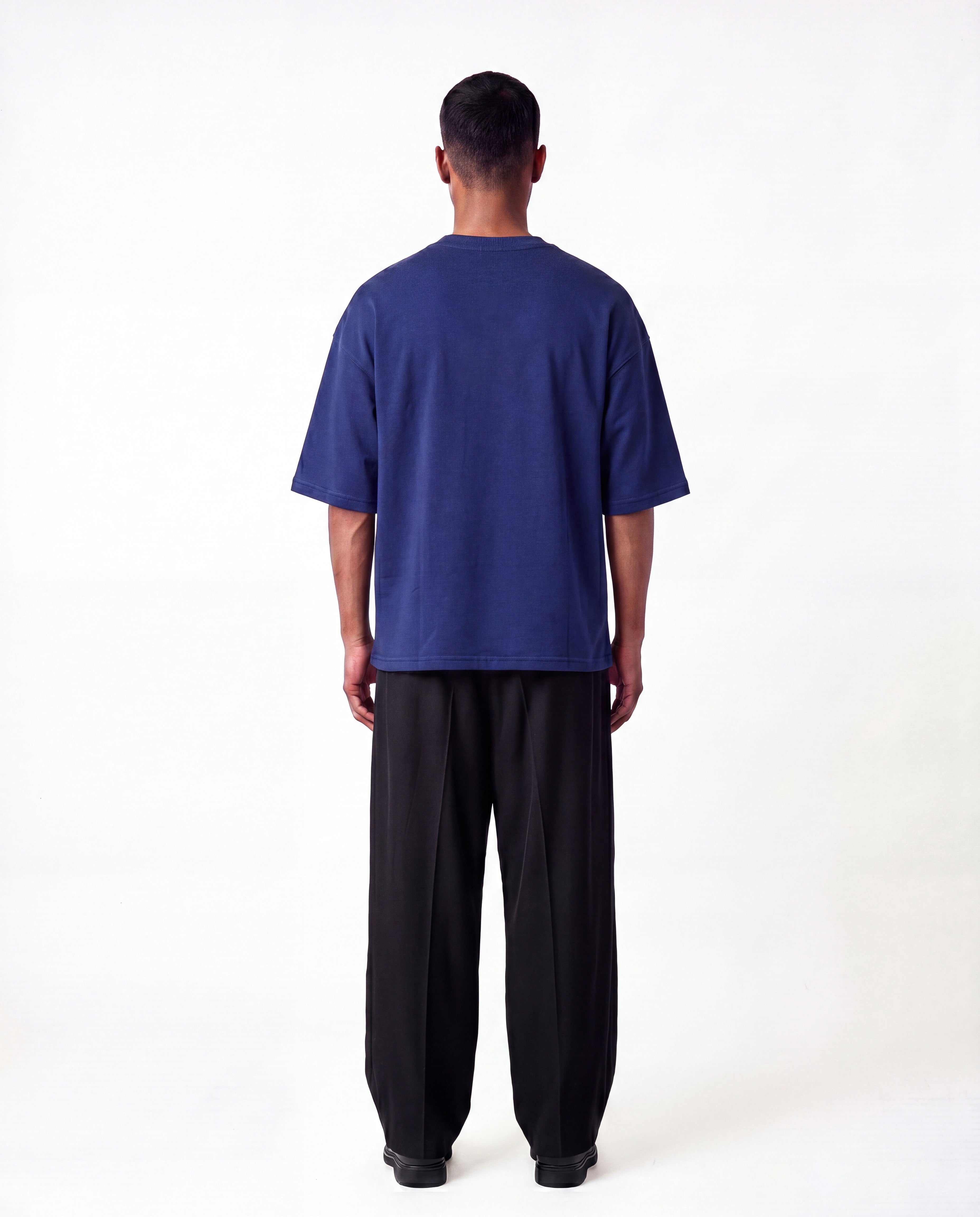 ANDAAZ | Drop Shoulder Tee (Royal Blue) - Unisex