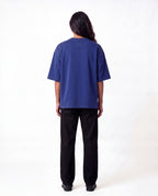 ANDAAZ | Drop Shoulder Tee (Royal Blue) - Unisex