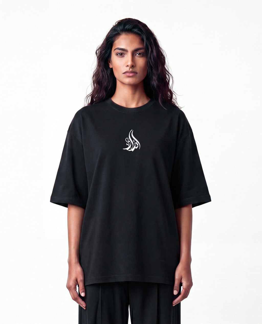 ANDAAZ | Drop Shoulder Tee (Black) - Unisex