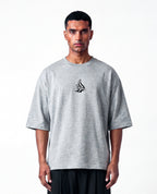 ANDAAZ | Drop Shoulder Tee (Grey Marl) - Unisex