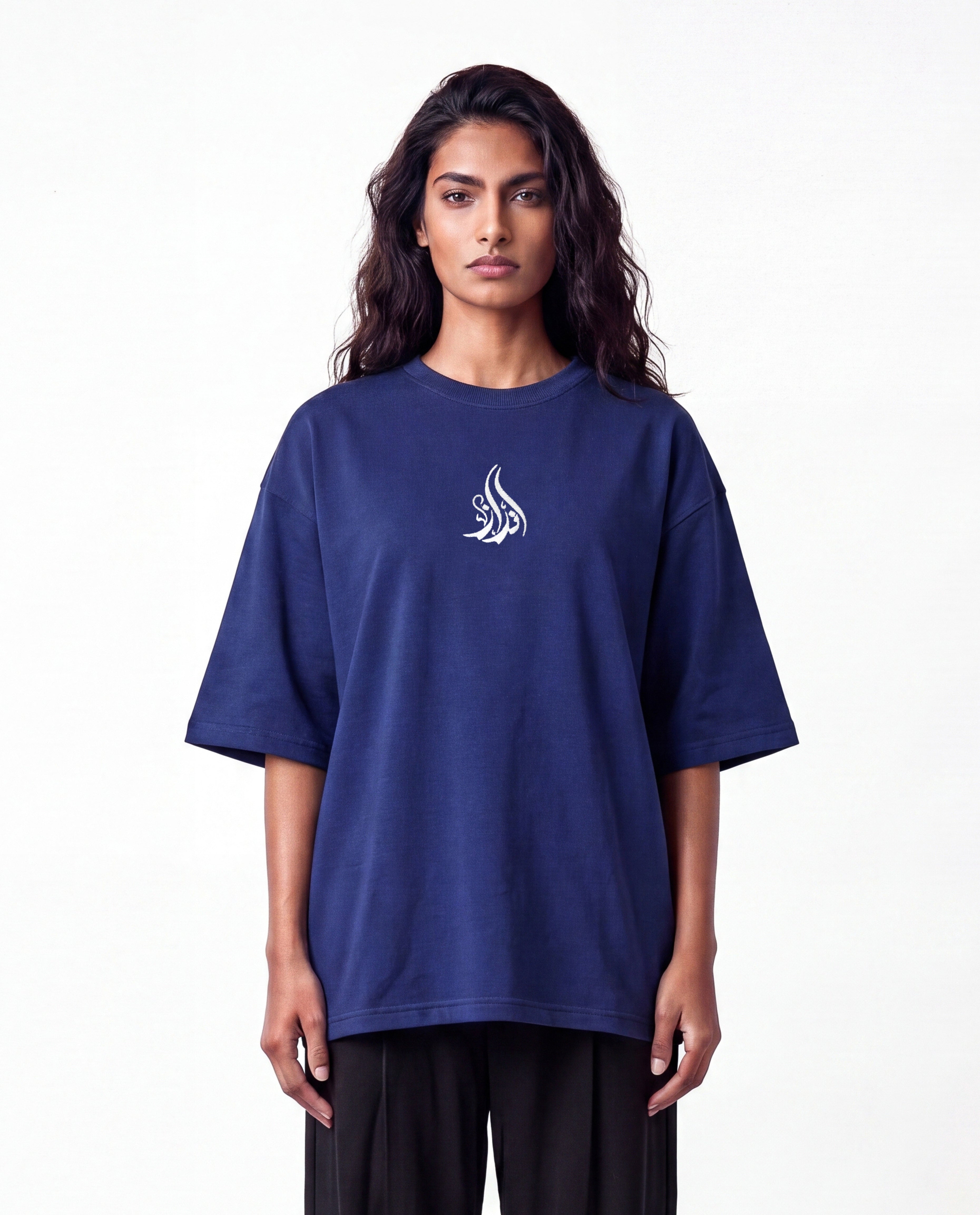 ANDAAZ | Drop Shoulder Tee (Royal Blue) - Unisex