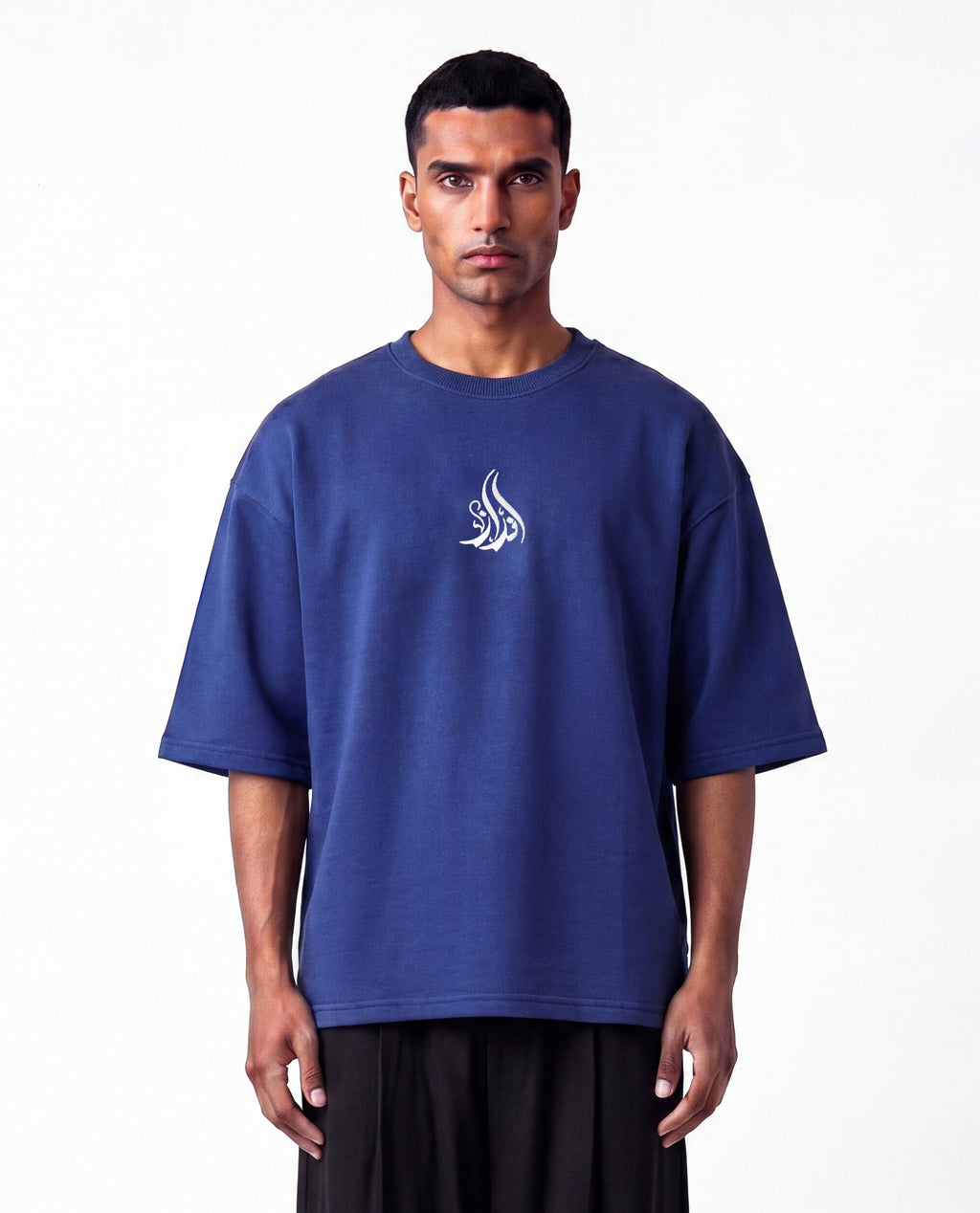 ANDAAZ | Drop Shoulder Tee (Royal Blue) - Unisex