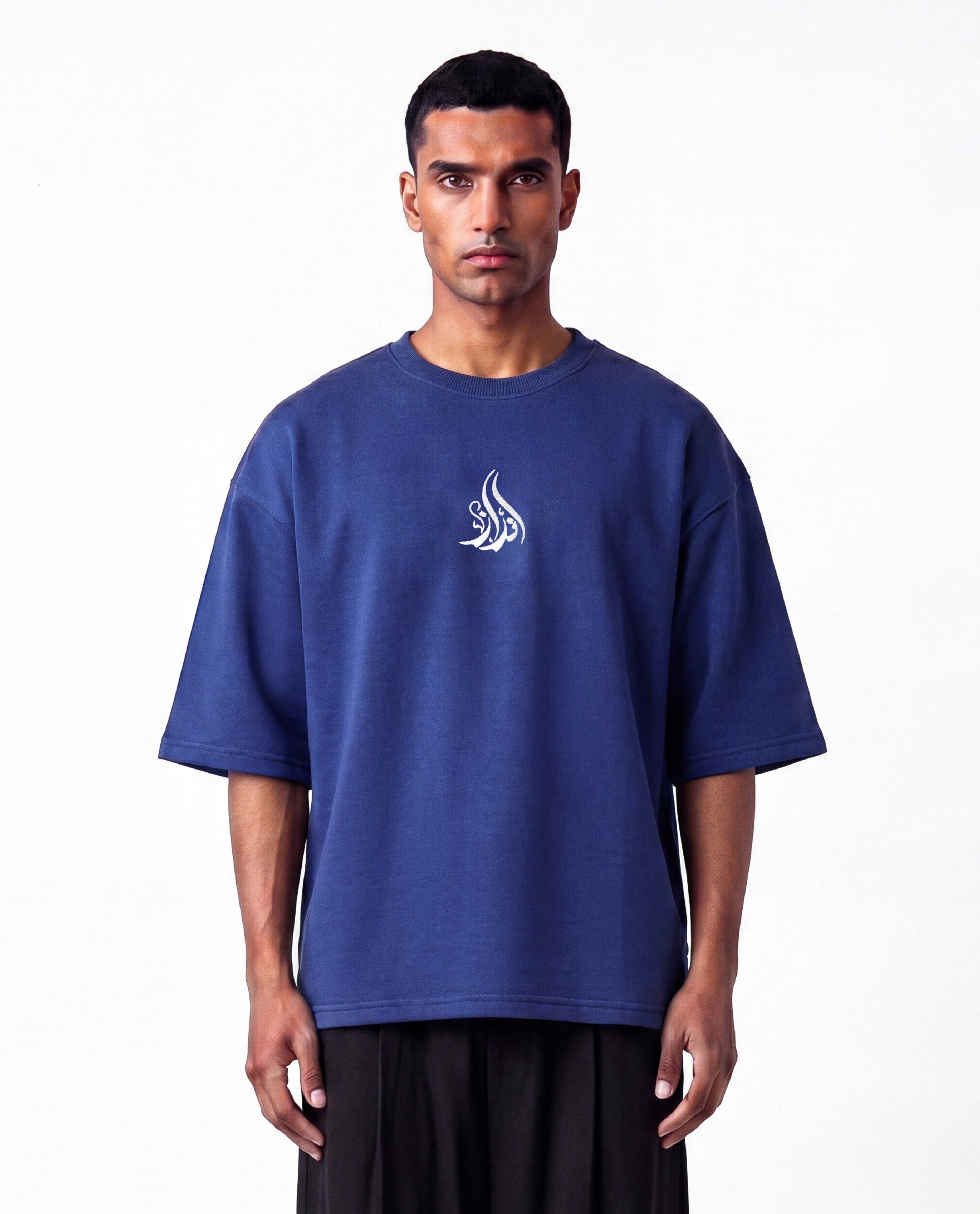 ANDAAZ | Drop Shoulder Tee (Royal Blue) - Unisex