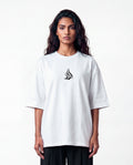 ANDAAZ | Drop Shoulder Tee (White) - Unisex