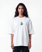 ANDAAZ | Drop Shoulder Tee (White) - Unisex