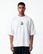 ANDAAZ | Drop Shoulder Tee (White) - Unisex